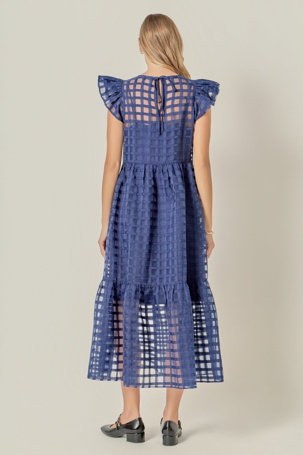 ENGLISH FACTORY - Organza Midi Dress - DRESSES available at Objectrare