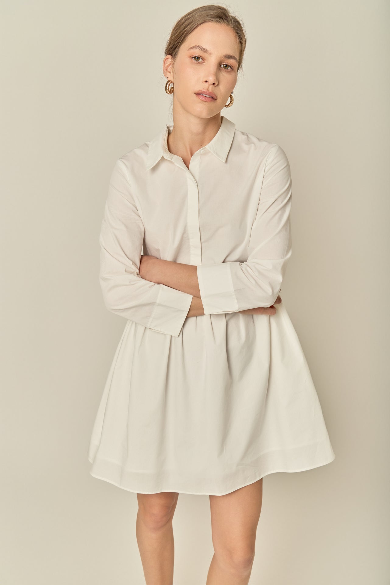 ENGLISH FACTORY - Mini Shirt Dress - DRESSES available at Objectrare