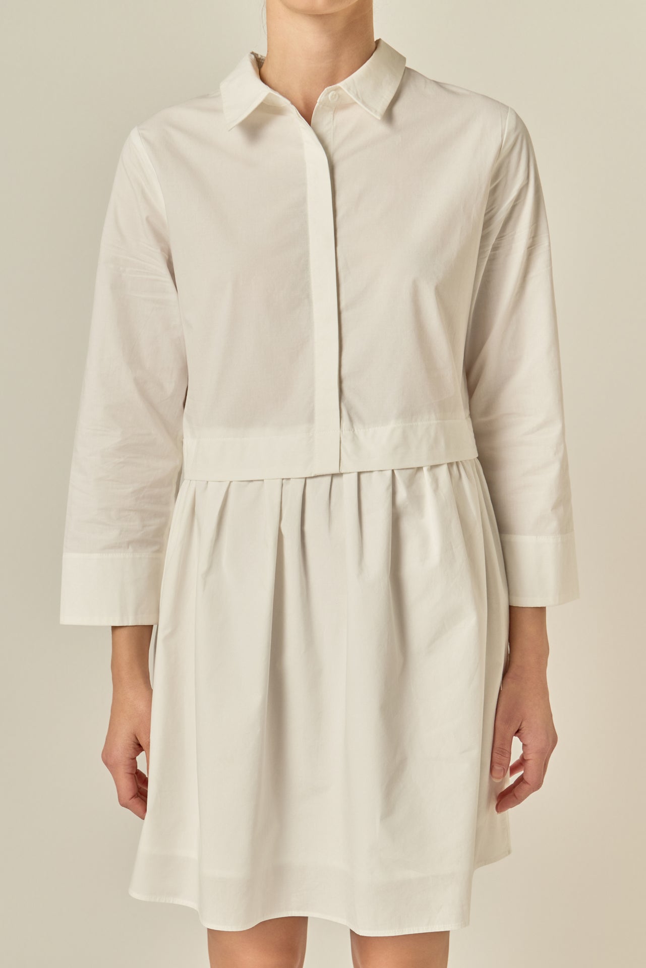 ENGLISH FACTORY - Mini Shirt Dress - DRESSES available at Objectrare