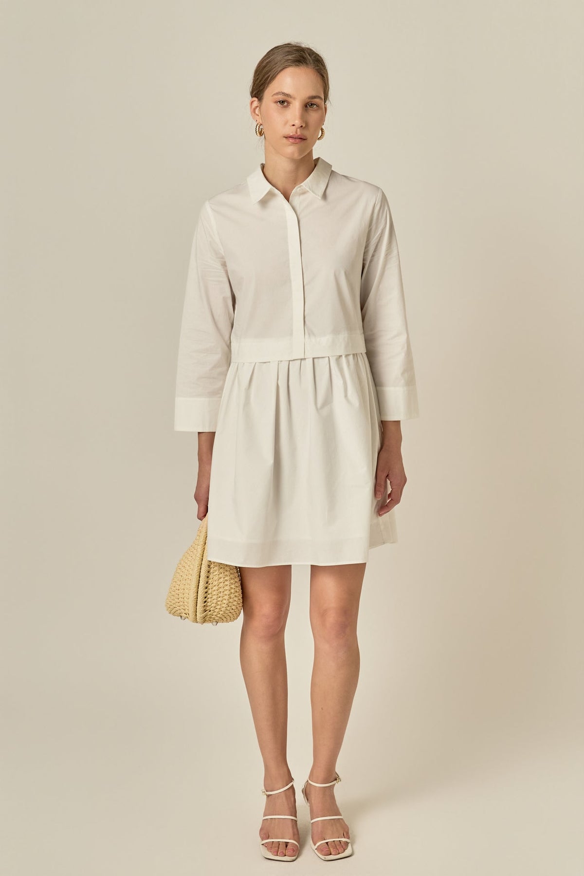 ENGLISH FACTORY - Mini Shirt Dress - DRESSES available at Objectrare