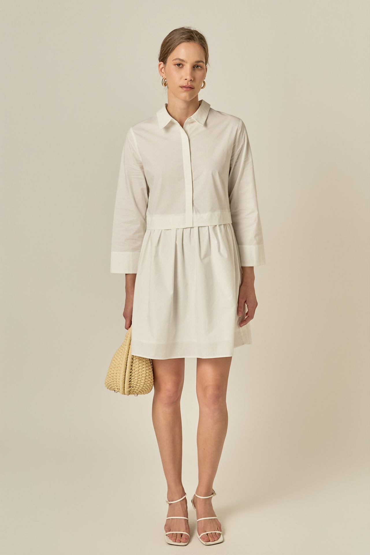 ENGLISH FACTORY - Mini Shirt Dress - DRESSES available at Objectrare