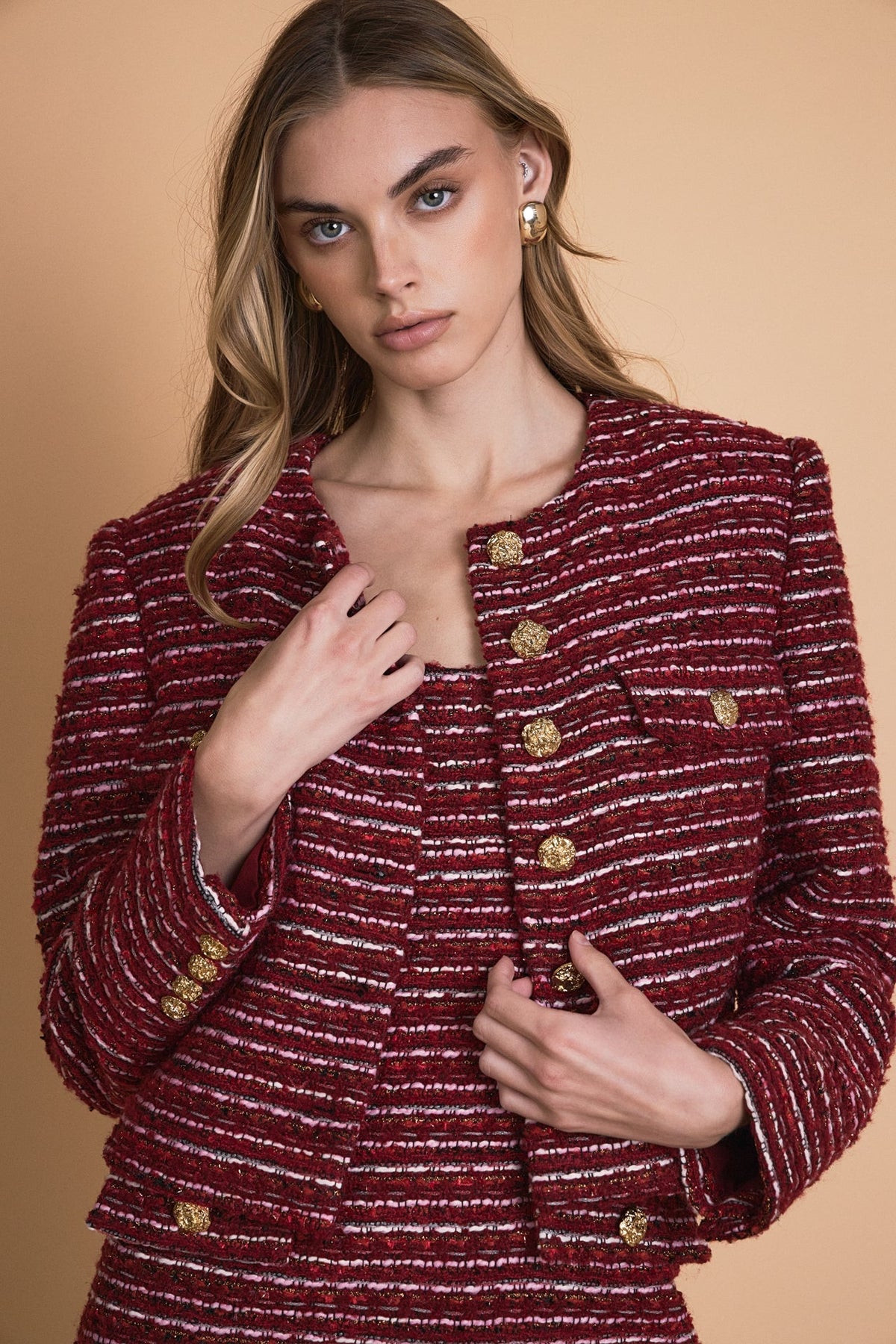 ENDLESS ROSE - Endless Rose - Tweed Jacket - JACKETS available at Objectrare