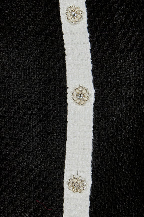 ENDLESS ROSE - Tweed Sleeveless Mini Dress - DRESSES available at Objectrare