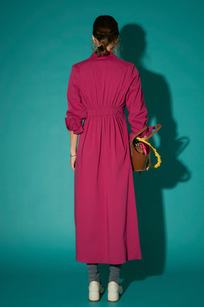 ENGLISH FACTORY - Midi Shirt Dress - DRESSES available at Objectrare