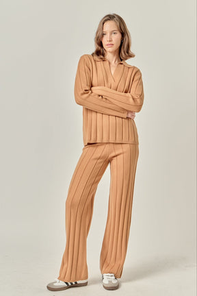 ENGLISH FACTORY - Texture Knit Top - TOPS available at Objectrare