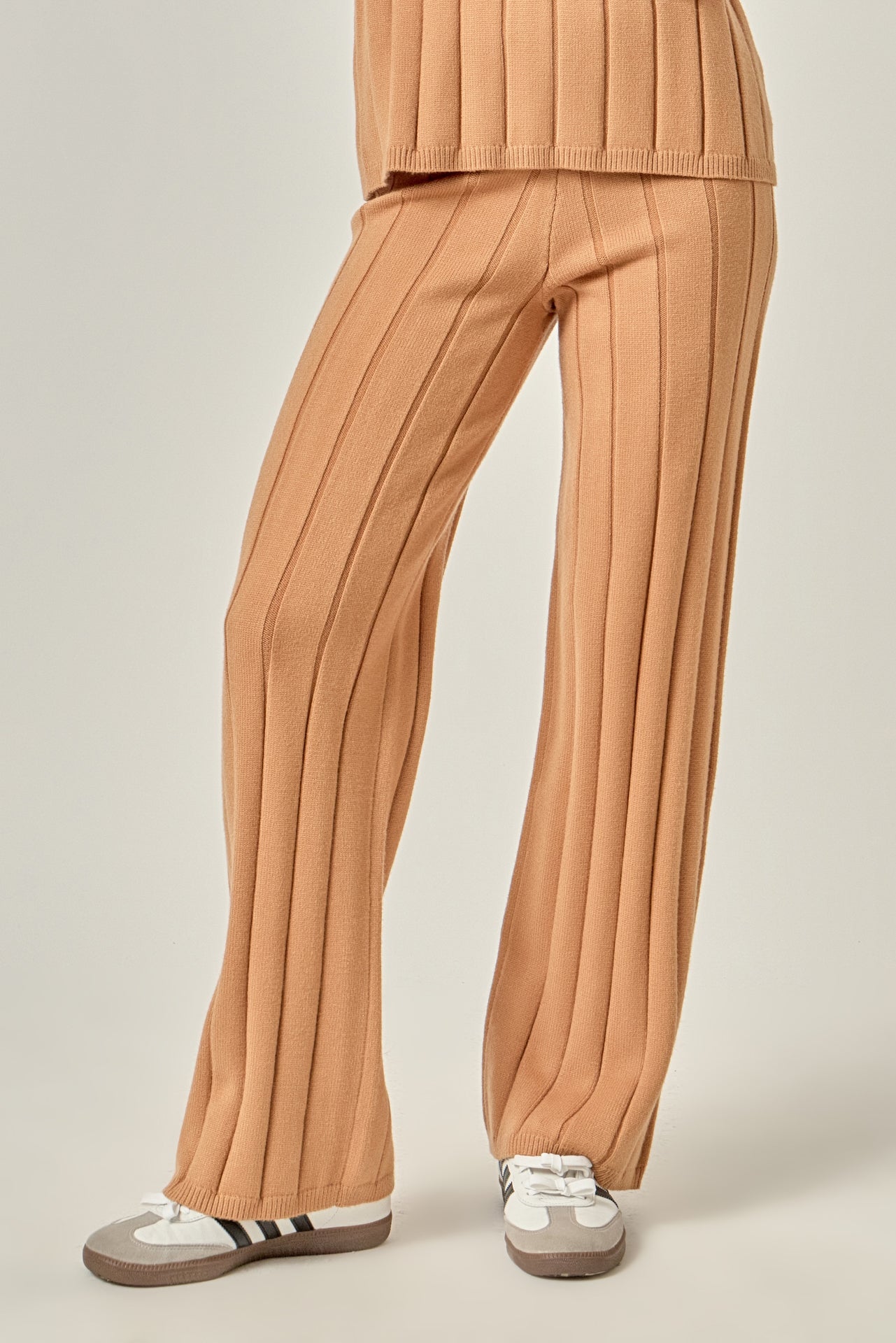 ENGLISH FACTORY - Texture Knit Pants - PANTS available at Objectrare