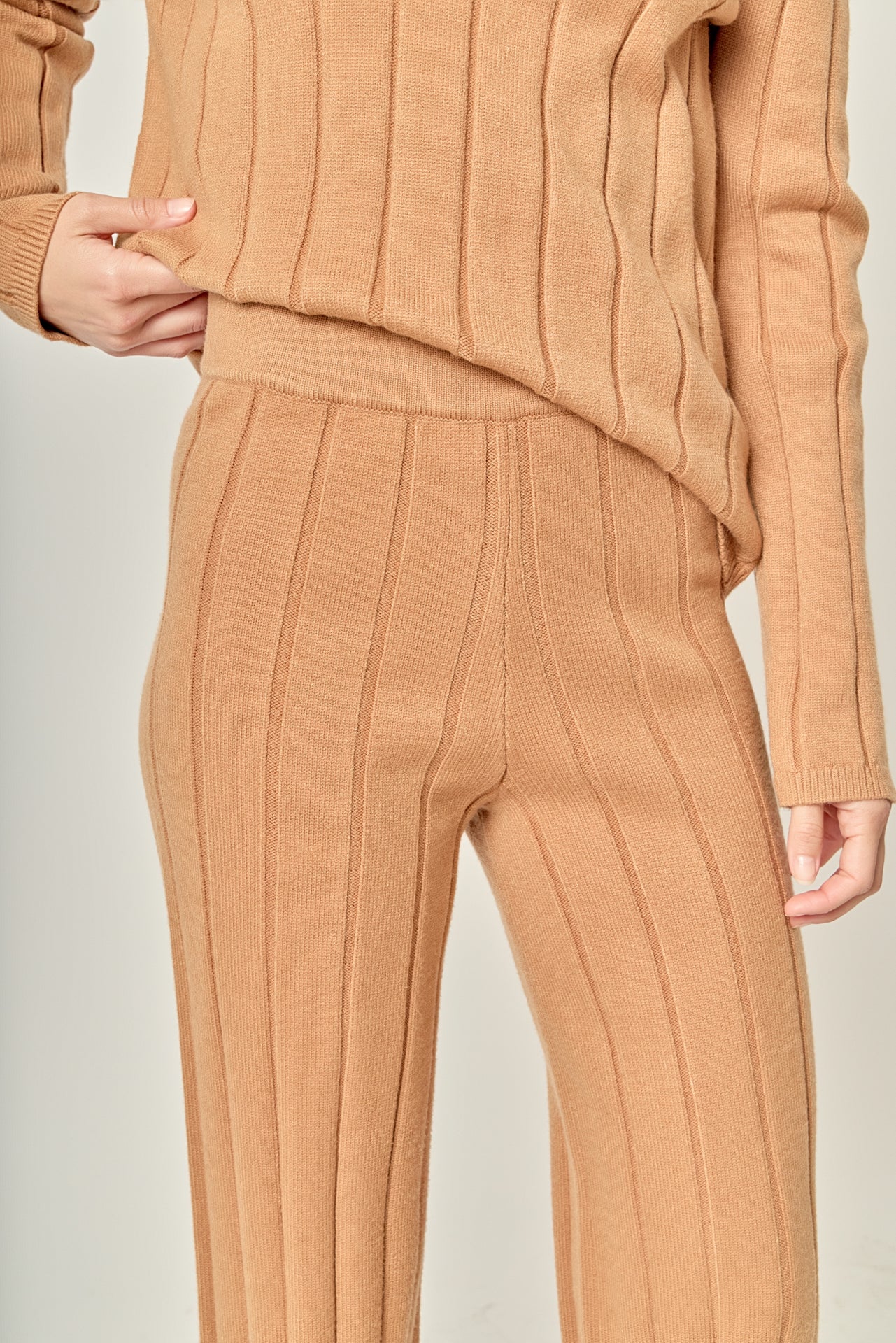 ENGLISH FACTORY - Texture Knit Pants - PANTS available at Objectrare