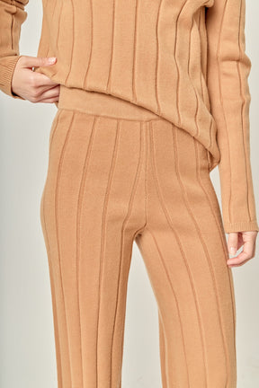 ENGLISH FACTORY - Texture Knit Pants - PANTS available at Objectrare