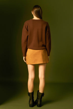ENGLISH FACTORY - Teddy Bear Knit - TOPS available at Objectrare