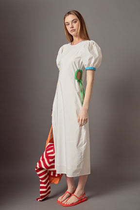 ENGLISH FACTORY - Anne Colorblock Midi Dress - DRESSES available at Objectrare