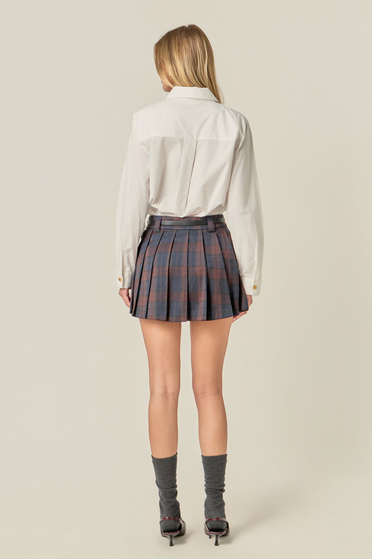 ENGLISH FACTORY - Bib Collar Detailed Shirt - BLOUSES available at Objectrare