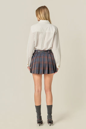 ENGLISH FACTORY - Bib Collar Detailed Shirt - BLOUSES available at Objectrare