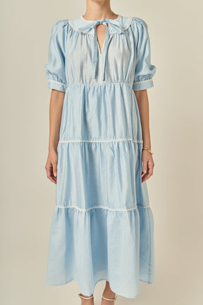 ENGLISH FACTORY - Embroidery Midi Dress - DRESSES available at Objectrare