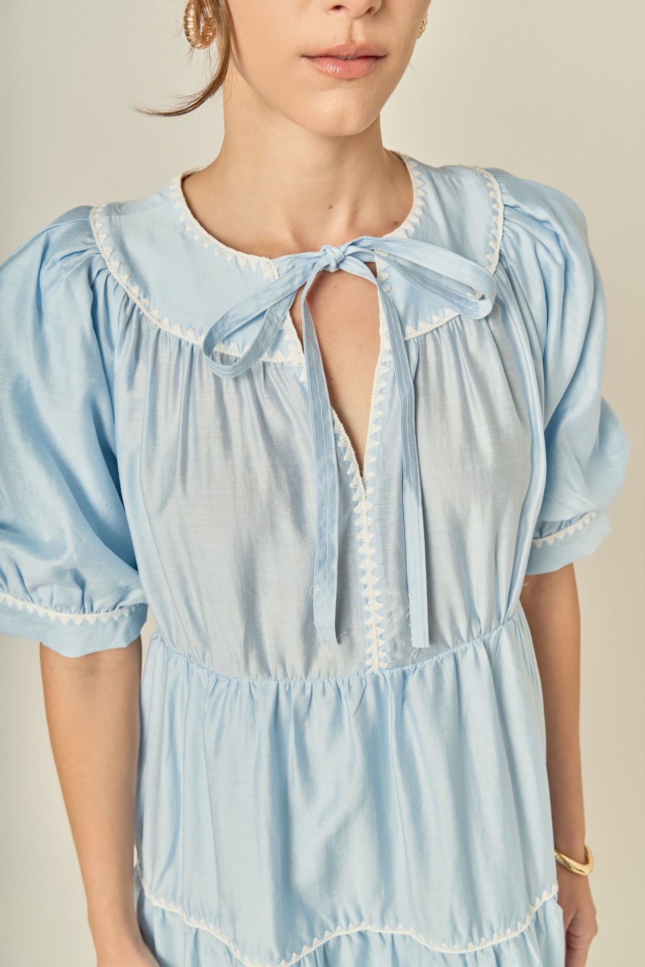 ENGLISH FACTORY - Embroidery Midi Dress - DRESSES available at Objectrare