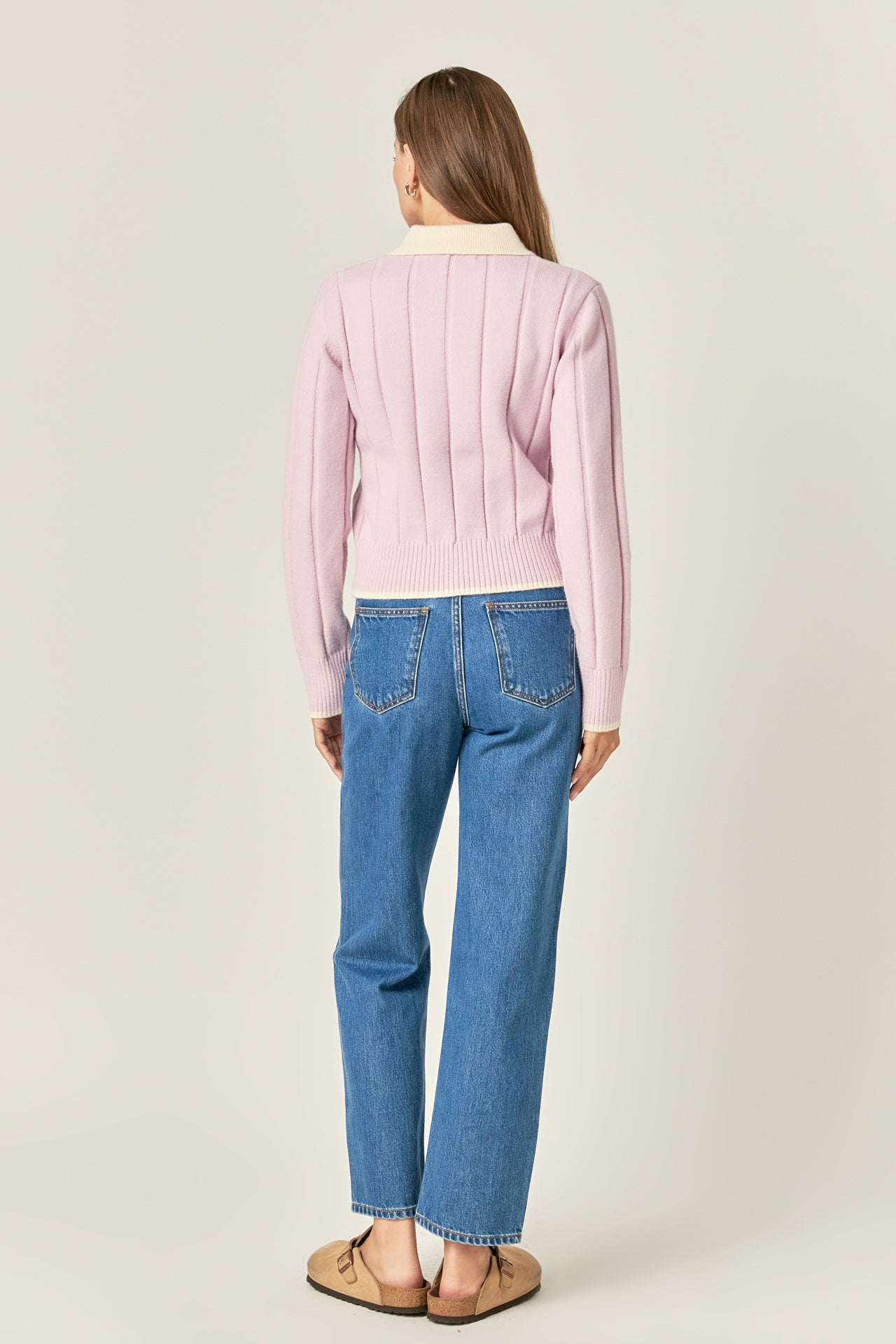 ENGLISH FACTORY - Color Block Polo Knit - SWEATERS & KNITS available at Objectrare