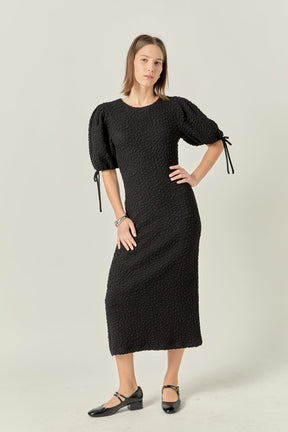 Smocked Midi Dress