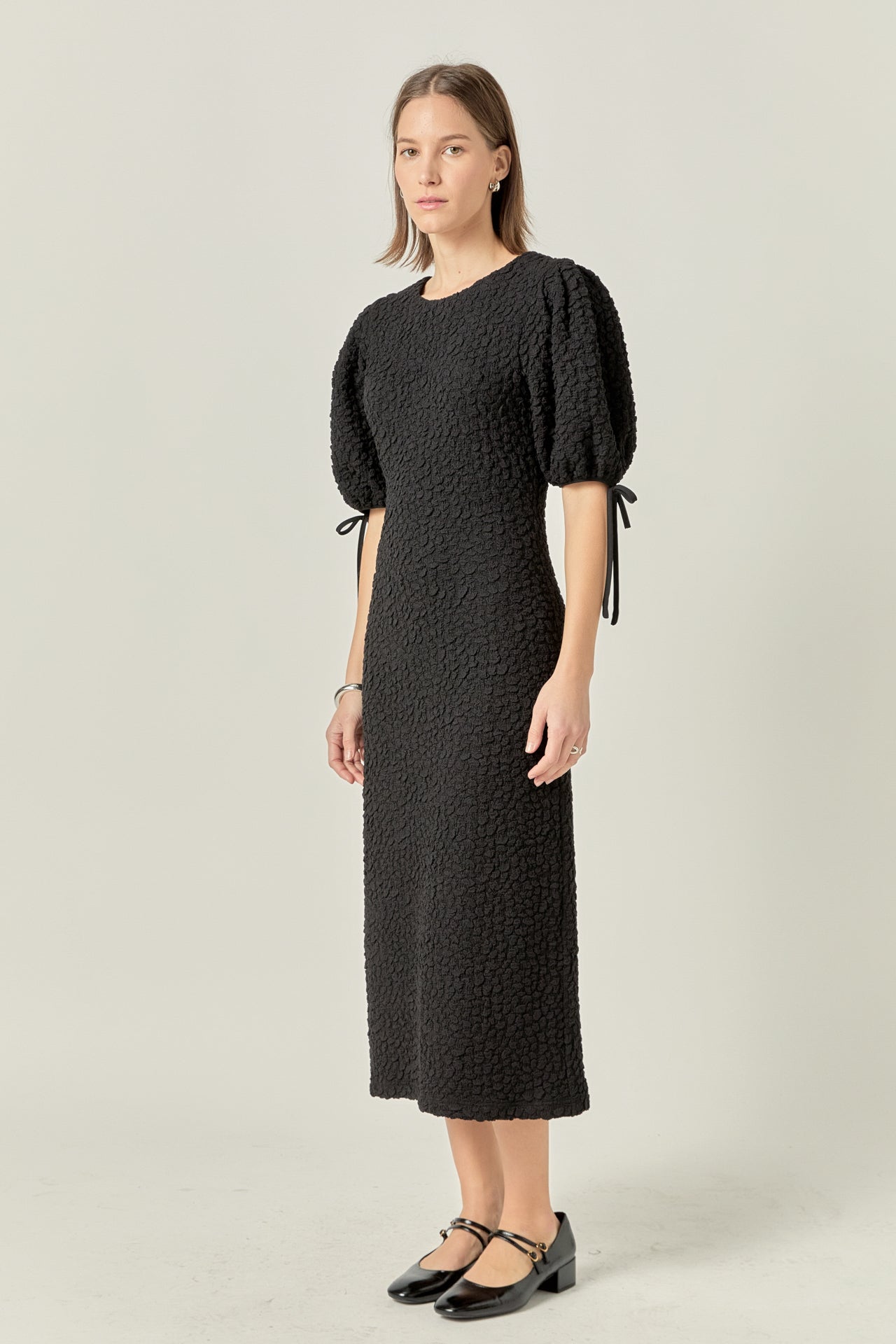 Smocked Midi Dress