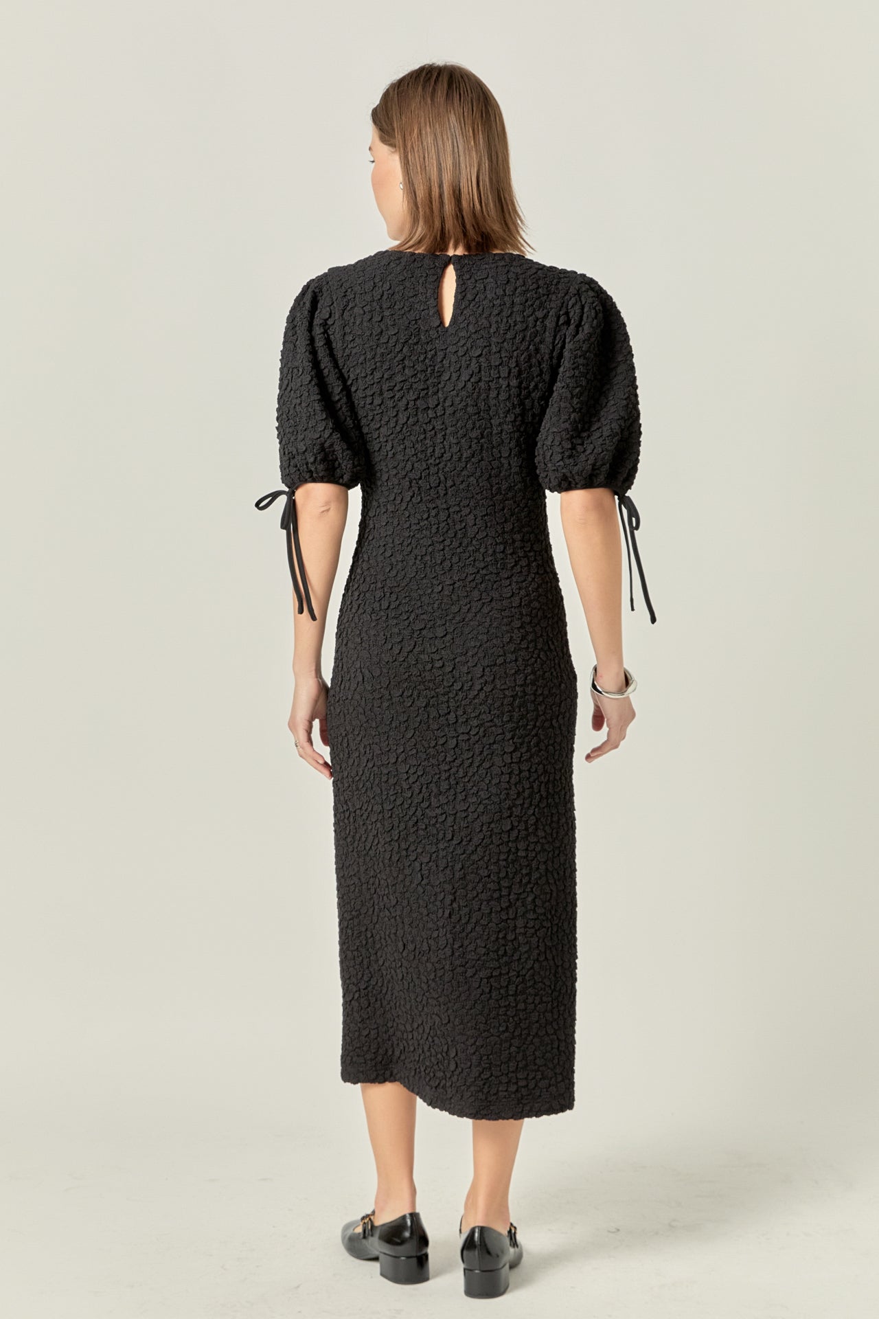 Smocked Midi Dress