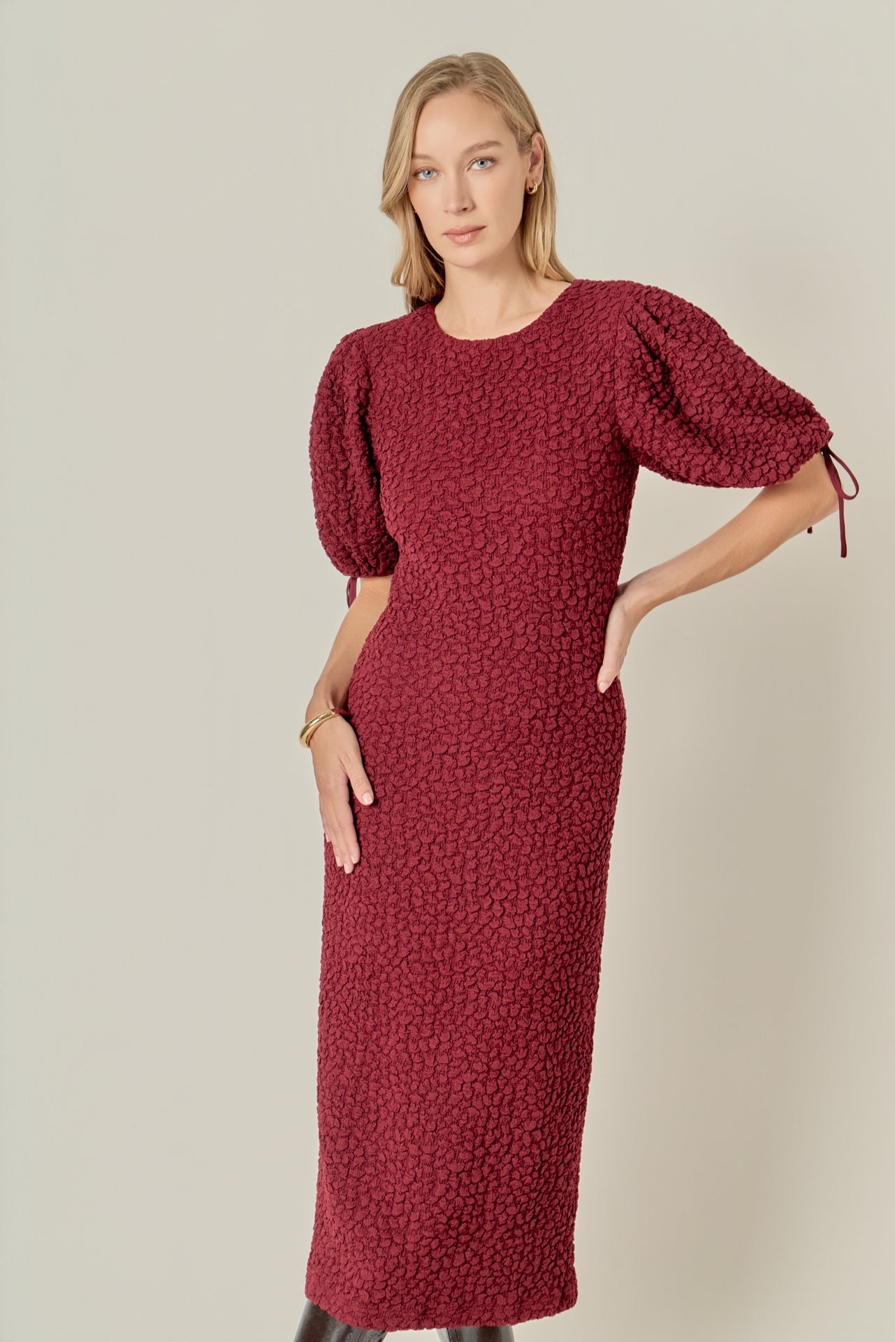ENGLISH FACTORY - Smocked Midi Dress - DRESSES available at Objectrare