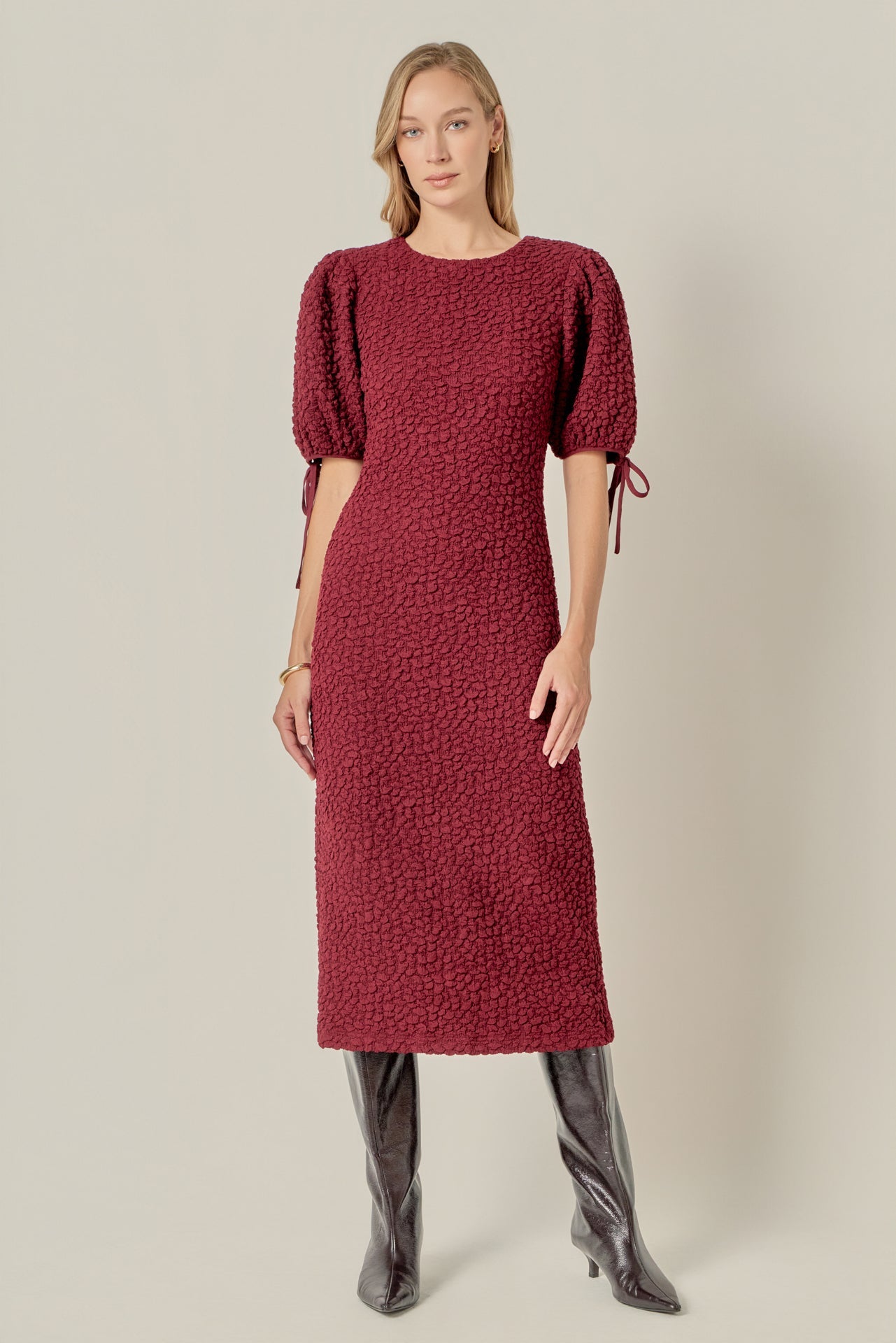 ENGLISH FACTORY - Smocked Midi Dress - DRESSES available at Objectrare