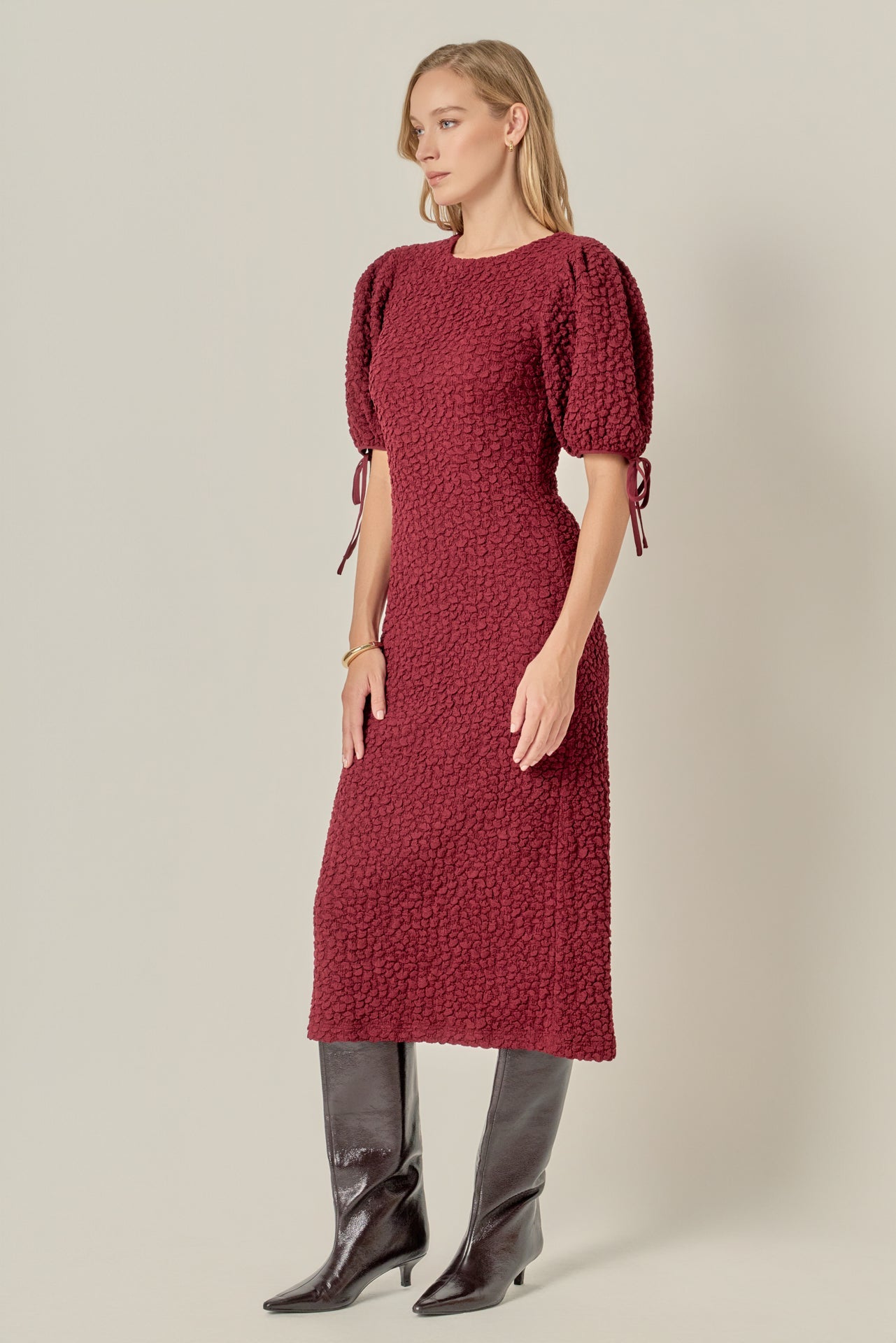 ENGLISH FACTORY - Smocked Midi Dress - DRESSES available at Objectrare