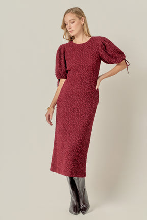 Petite Smocked Midi Dress