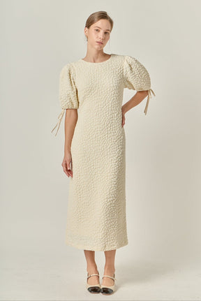 ENGLISH FACTORY - Smocked Midi Dress - DRESSES available at Objectrare