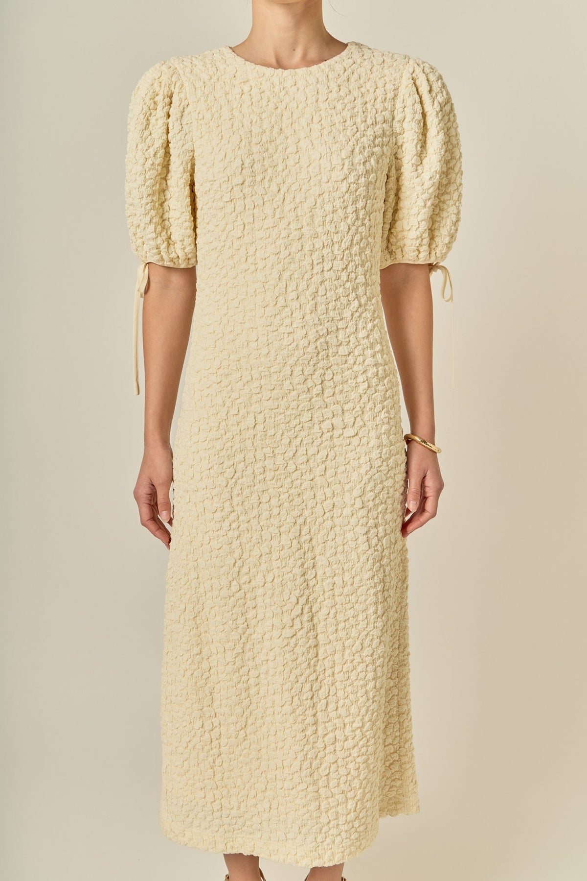 ENGLISH FACTORY - Smocked Midi Dress - DRESSES available at Objectrare