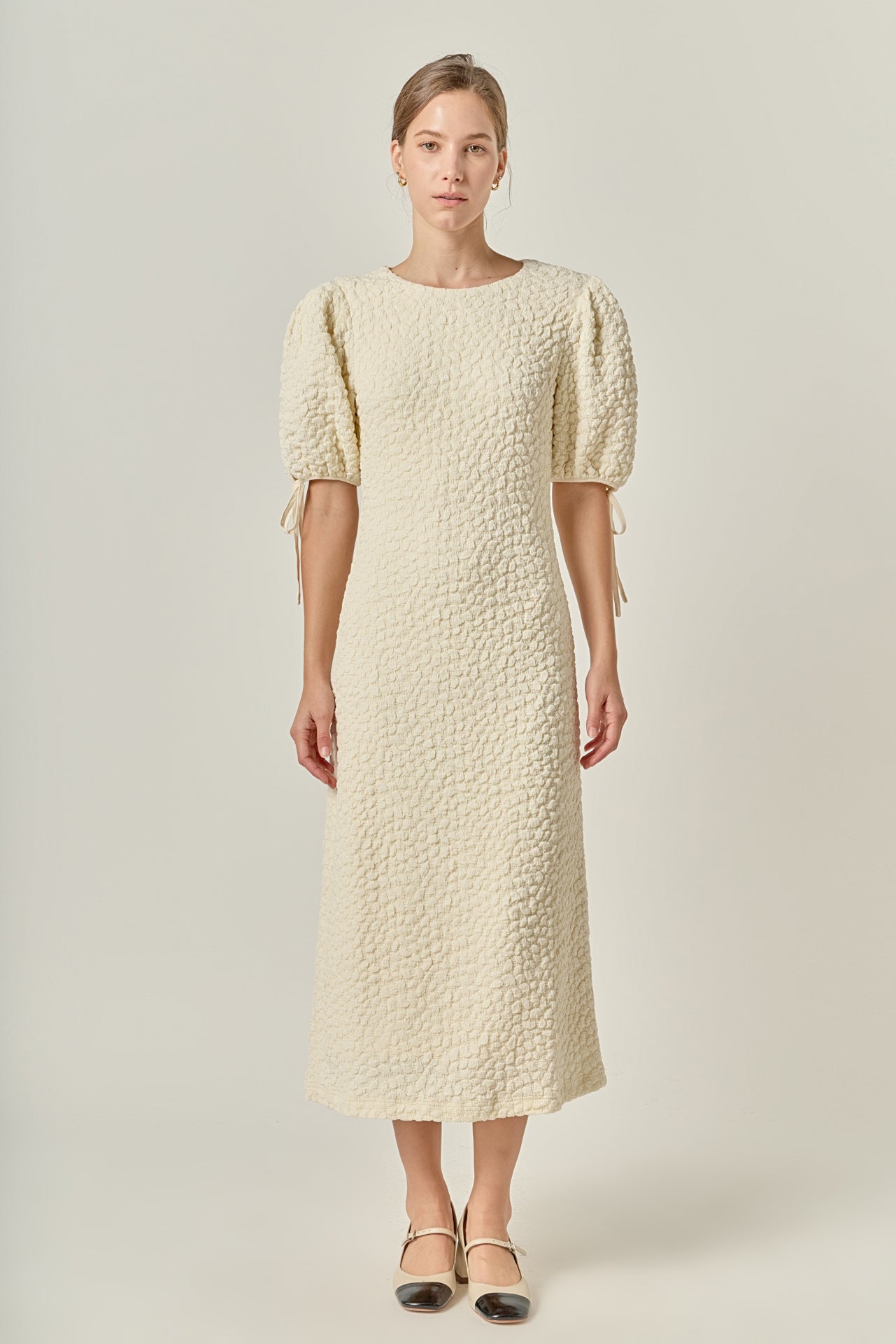 ENGLISH FACTORY - Smocked Midi Dress - DRESSES available at Objectrare