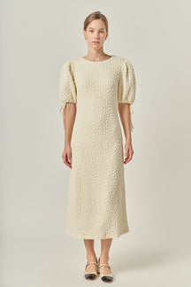 ENGLISH FACTORY - Smocked Midi Dress - DRESSES available at Objectrare