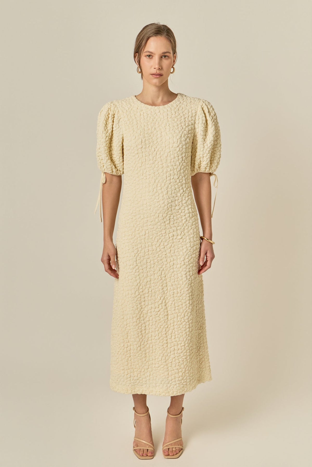 ENGLISH FACTORY - Smocked Midi Dress - DRESSES available at Objectrare