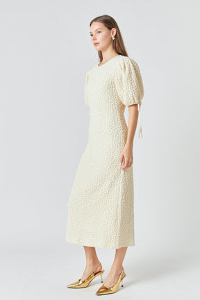 ENGLISH FACTORY - Smocked Midi Dress - DRESSES available at Objectrare