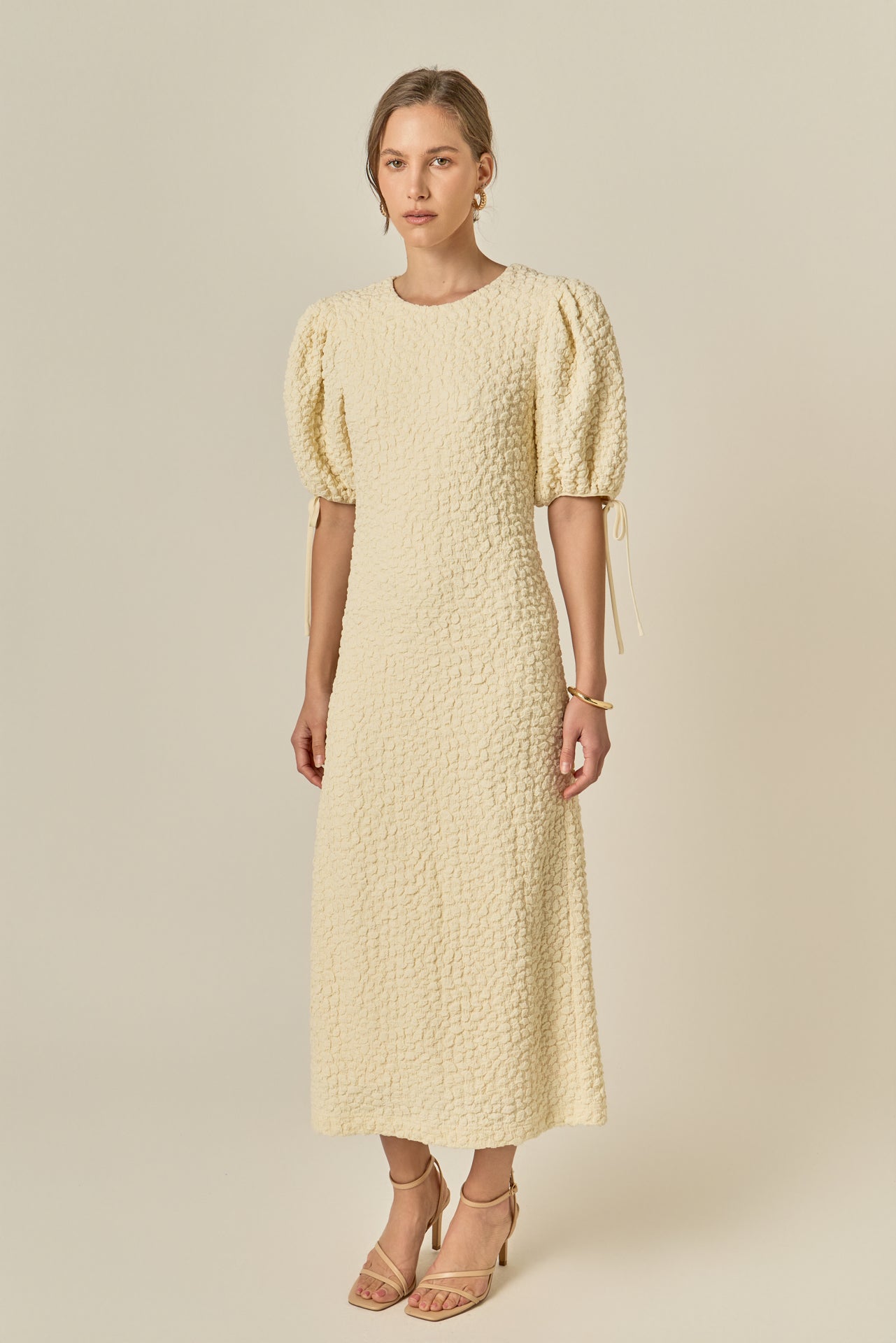 English Factory Women's Smocked Midi Dress
