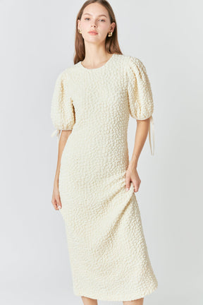 ENGLISH FACTORY - Smocked Midi Dress - DRESSES available at Objectrare