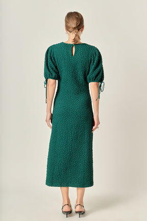ENGLISH FACTORY - Smocked Midi Dress - DRESSES available at Objectrare