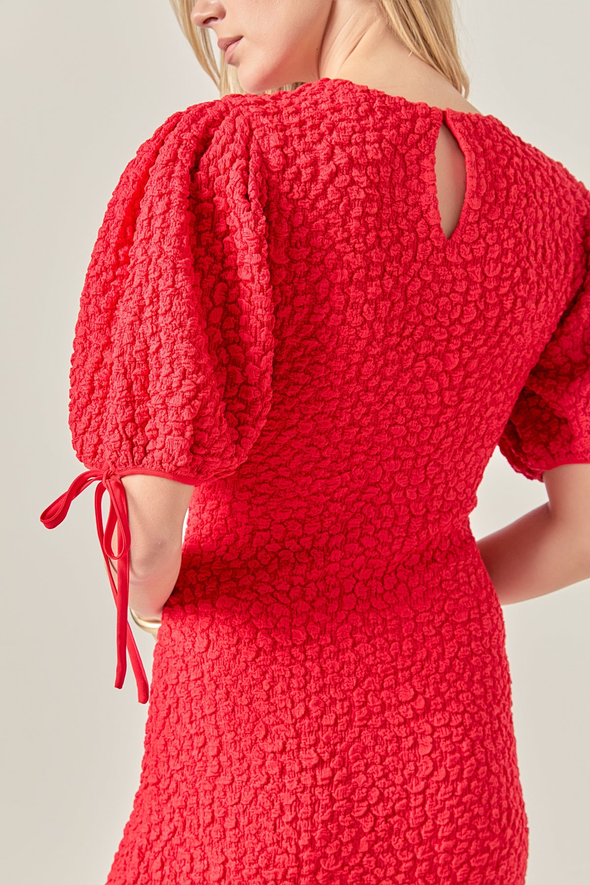 Petite Smocked Midi Dress