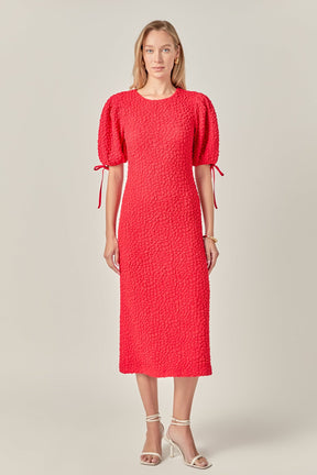 ENGLISH FACTORY - Smocked Midi Dress - DRESSES available at Objectrare