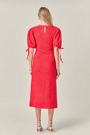 Smocked Midi Dress