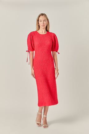 Petite Smocked Midi Dress