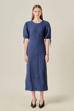Smocked Midi Dress