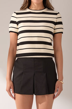 ENGLISH FACTORY - Stripe Knit - TOPS available at Objectrare