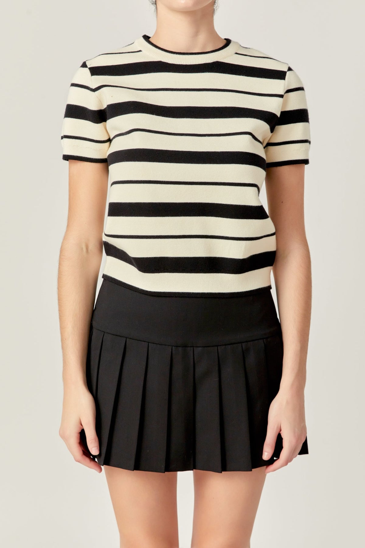 ENGLISH FACTORY - English Factory - Stripe Knit Top - TOPS available at Objectrare