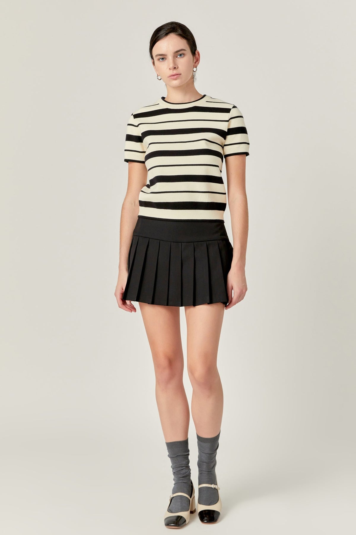 ENGLISH FACTORY - English Factory - Stripe Knit Top - TOPS available at Objectrare