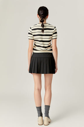 ENGLISH FACTORY - English Factory - Stripe Knit Top - TOPS available at Objectrare