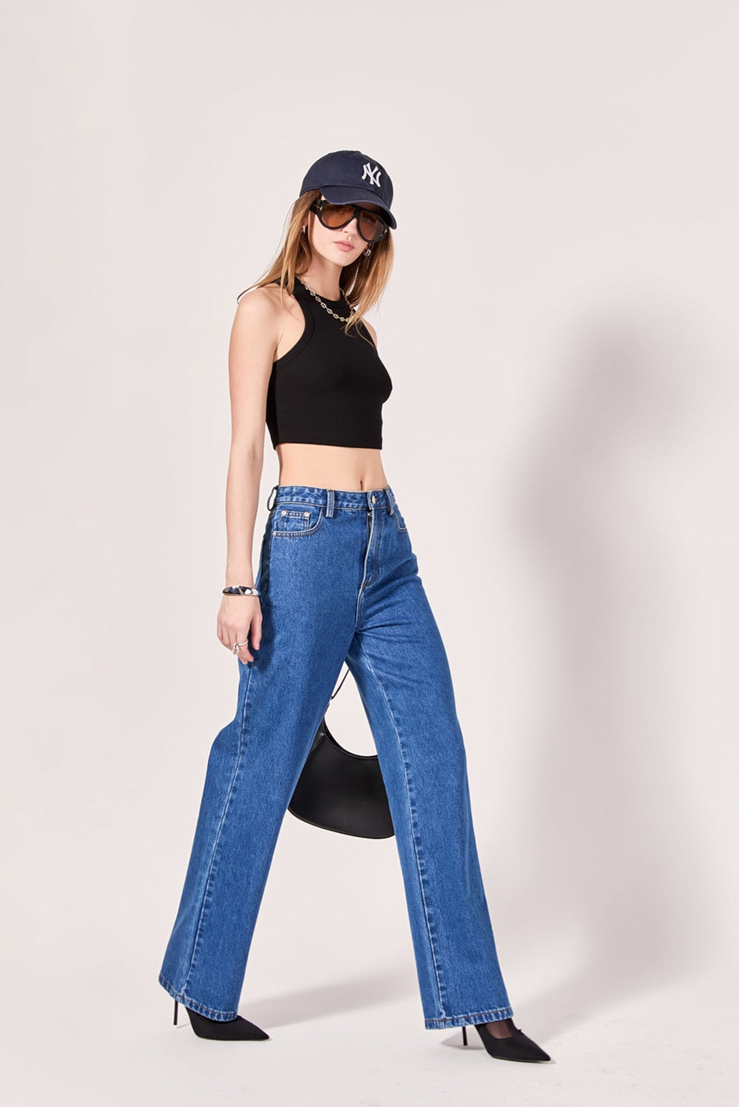 ENGLISH FACTORY - Embroidered Bow Denim - PANTS available at Objectrare