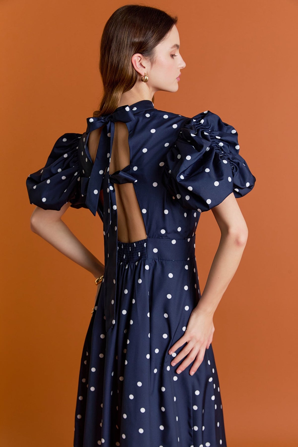 ENGLISH FACTORY - Daisy Dotted Midi Dress - DRESSES available at Objectrare