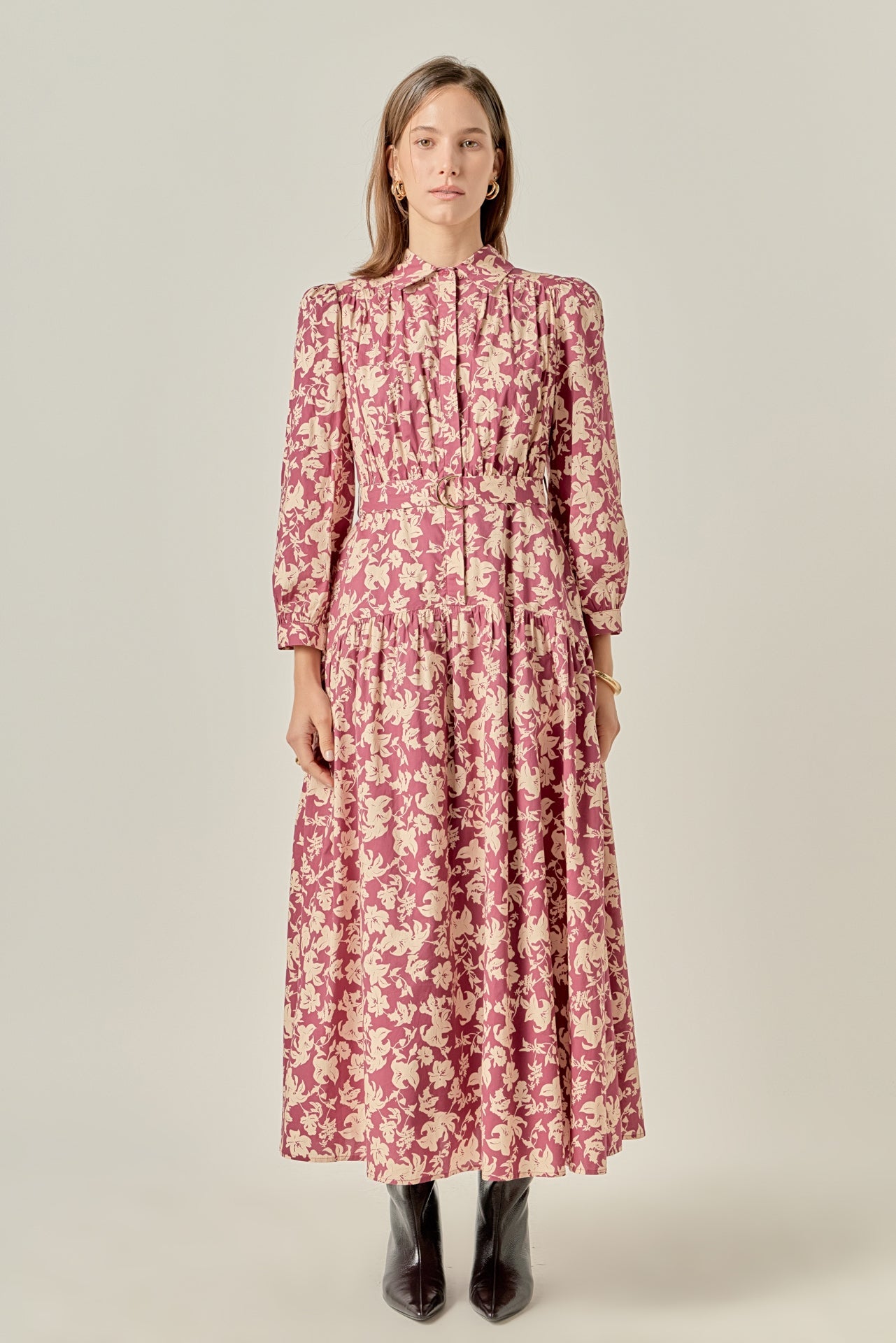 ENGLISH FACTORY - Clara Printed Midi Dress - DRESSES available at Objectrare