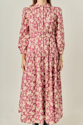 ENGLISH FACTORY - Clara Printed Midi Dress - DRESSES available at Objectrare