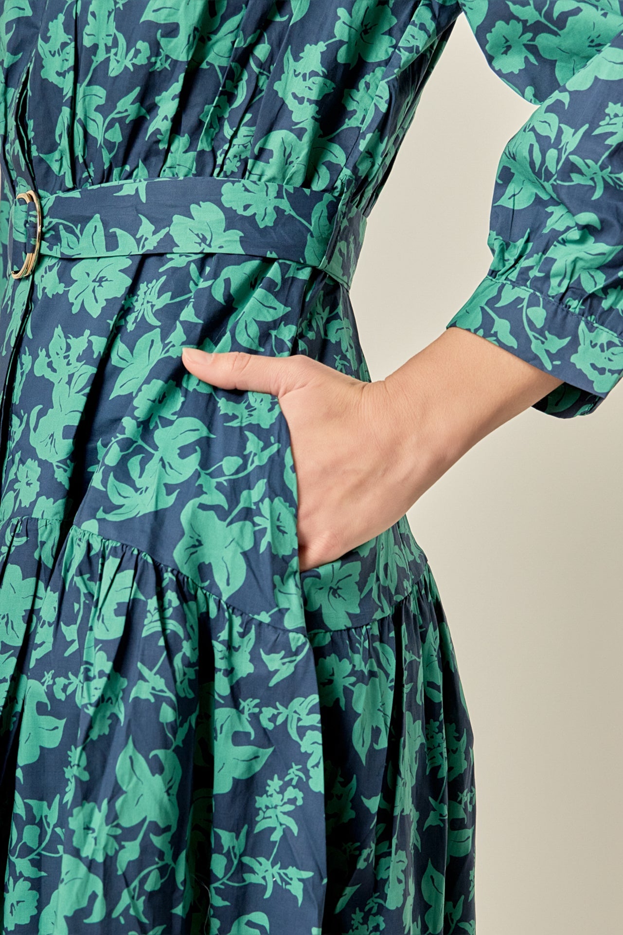 ENGLISH FACTORY - Fall Printed Midi Dress - DRESSES available at Objectrare