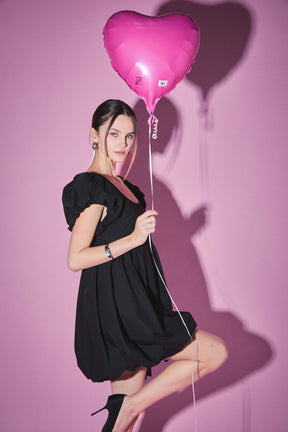 ENGLISH FACTORY - Bubble Scoop Neck Dress - DRESSES available at Objectrare